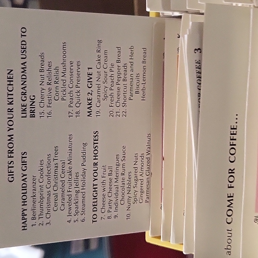 Vintage Betty Crocker Recipe Card library